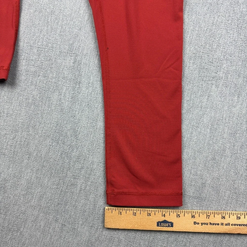 Lululemon Leggings Women 6 Orange Wunder Under Crop High Rise 21